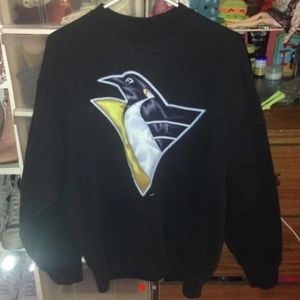 Cozy Black penguin sweater